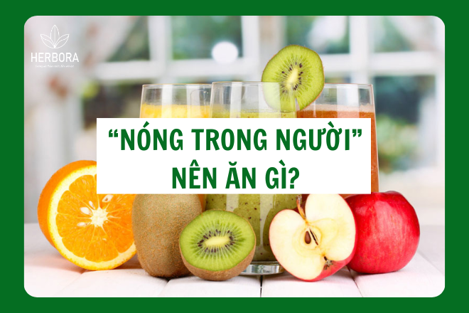 nóng trong người nên ăn gì